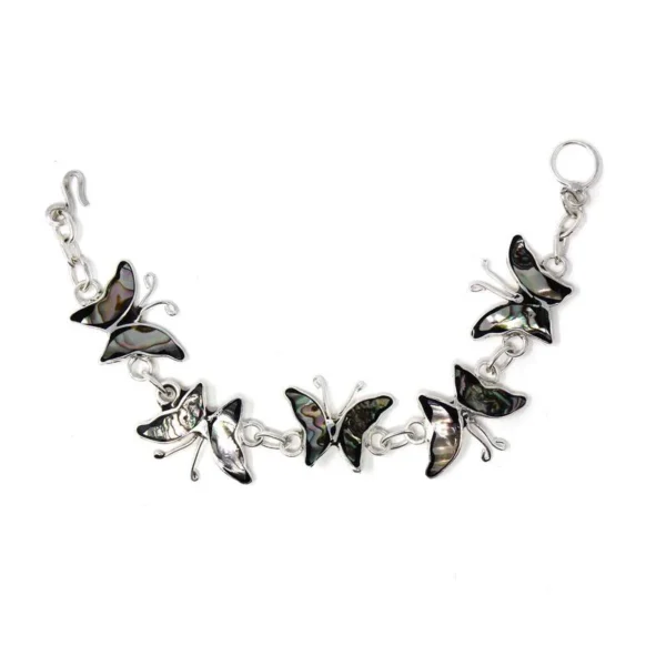 abalone butterfly bracelet