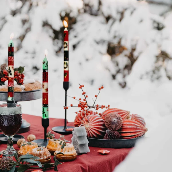 African Holiday Candles