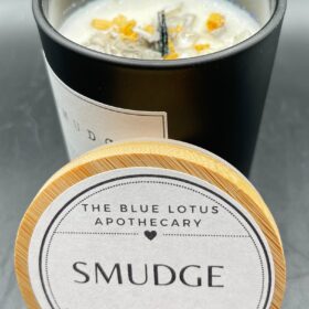 smudge intention candle