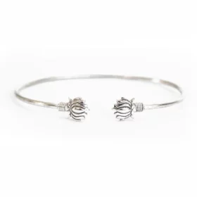 Lotus Cuff Bracelet