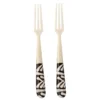 Long Batik Bone Appetizer Forks