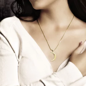 Magick Moon 14k Gold Pendant