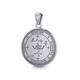 Sigil of the Archangel Michael Sterling Silver Small Pendant