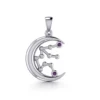 Aquarius Moon Pendant
