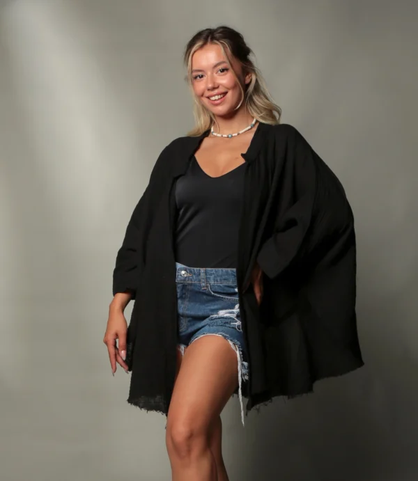 Moon Phases Muslin Kimono Robe / Poncho - Image 10