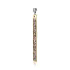 Zodiac Symbol Three Tone Pendant