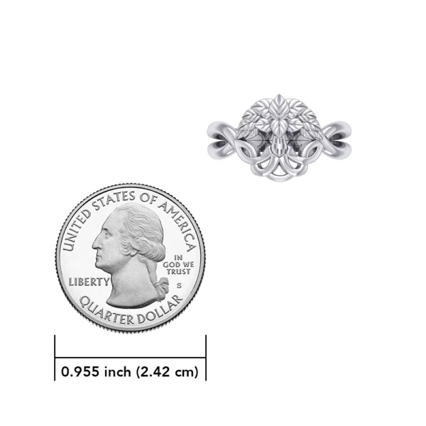.925 Tree of Life Silver Puzzle Ring - Image 5