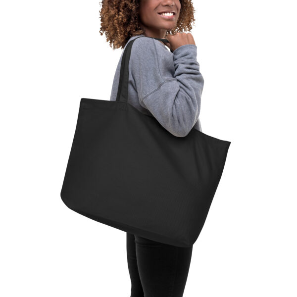 "All Behavior is a form of communication" Large organic cotton tote bag - Image 2