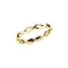 Modern Celtic Infinity Solid Gold Ring