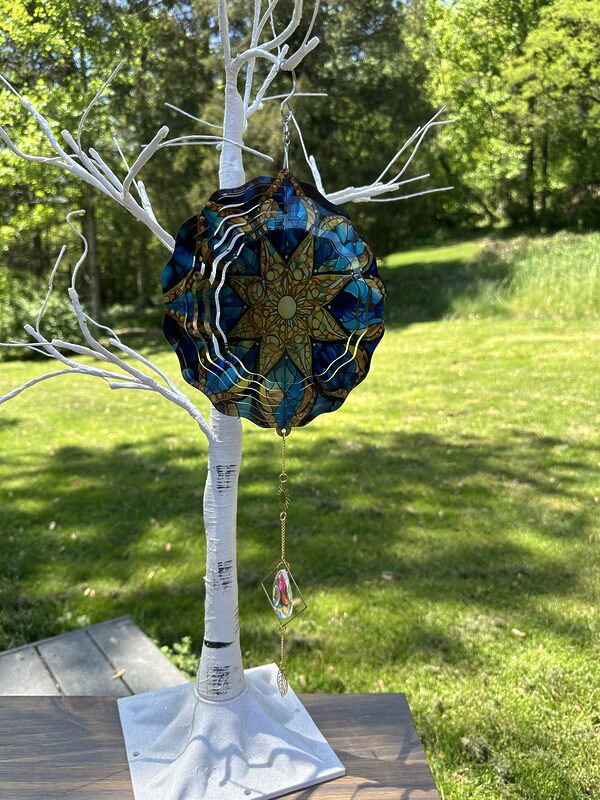 Bright Sun Metal Wind Spinner - Image 2