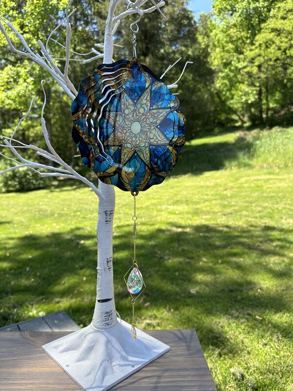 Bright Sun Metal Wind Spinner