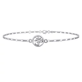 Sterling ohm anklet