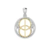 Chalice Well Sterling Silver with Gold Accent Pendant