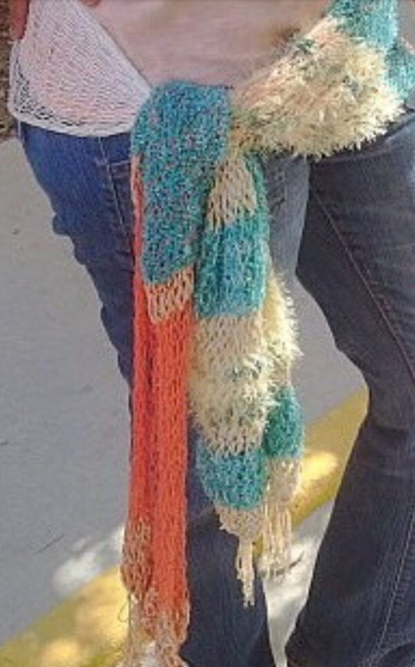 Handmade Custom Bohemian Gypsy Hair Scarf - One-of-a-Kind - Image 5