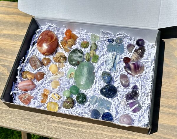 Intuitively Chosen Chakra Crystal Collection Box-Large