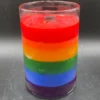 Pride Rainbow/Bi-Pride Soy Candles!