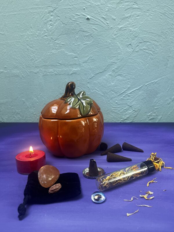Halloween Orange Fire Inspired Pumpkin Witches Toolkit - Image 3