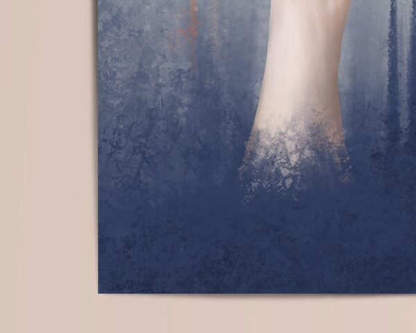 Unframed Surreal Art Print on Matte Paper in Muted Colors about Neurodiversity | "Masking" - Image 6