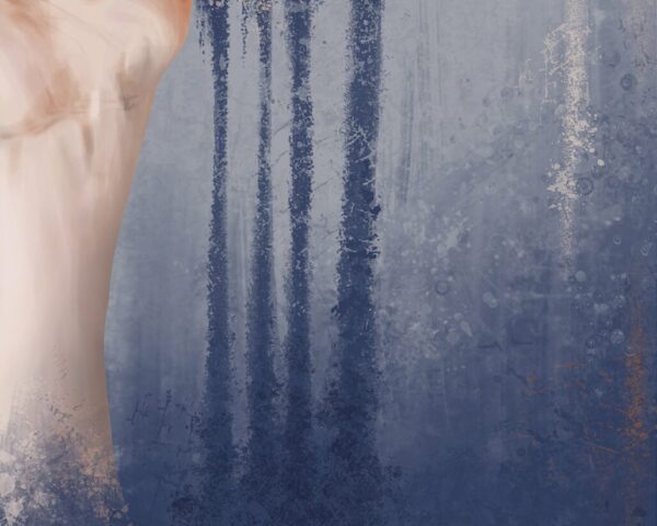 Unframed Surreal Art Print on Matte Paper in Muted Colors about Neurodiversity | "Masking" - Image 4
