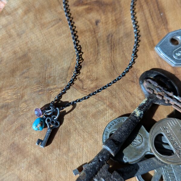 Key Charm Necklace