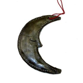 steeldrum moon ornament