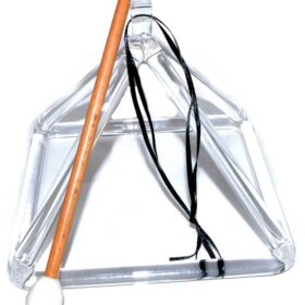 Glass singing pyramid
