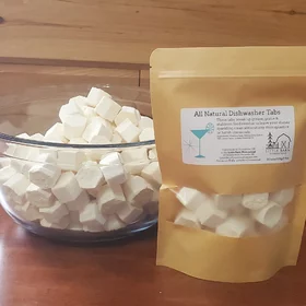 Handmade All Natural Dishwasher Tabs